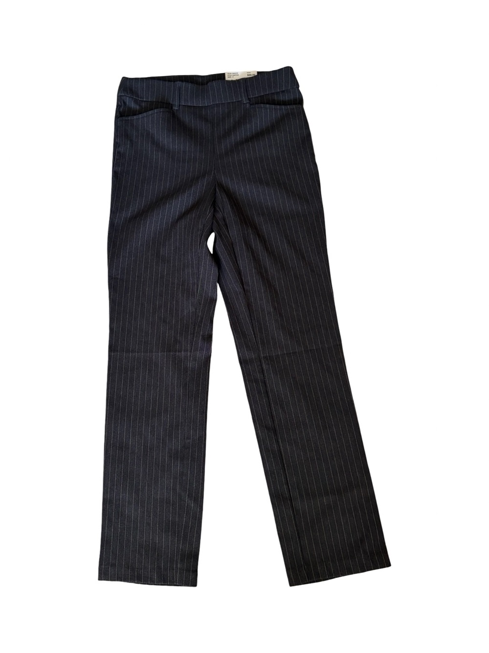 Rafaella Girls' Navy Pinstripe Dress Pants